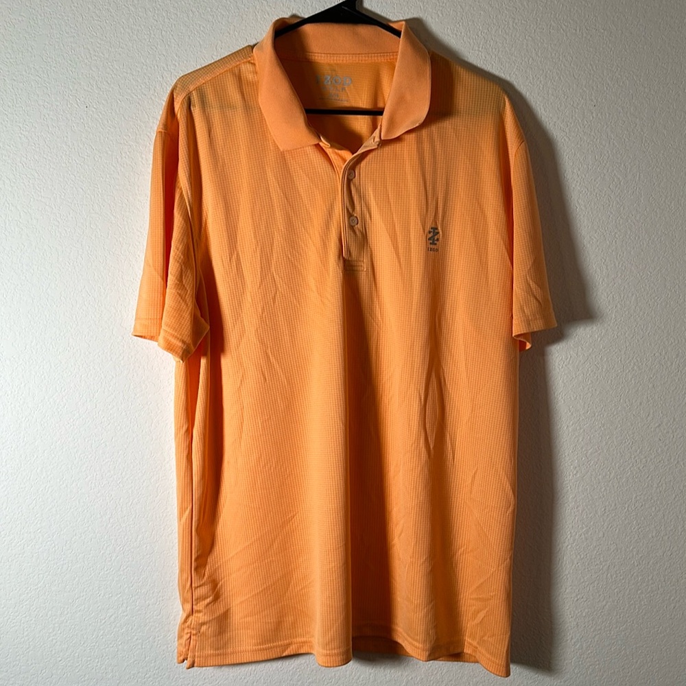 IZOD Polo Shirt Mens Size XL Golf Stretch Short Sleeve Performance Jersey
